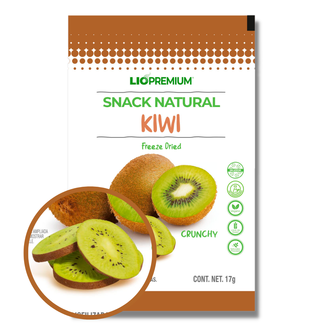 Kiwi liofilizado